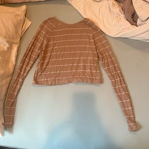 Striped Long Sleeve Top